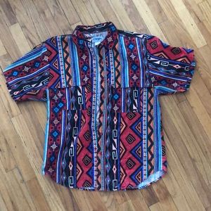 Vintage wrangler button down shirt